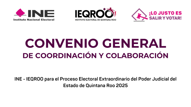 Convenio Colaboracion INE IEQROO PEEPJ2025